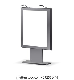 billboard outdoors vector display grey