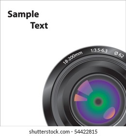 Billboard With Realistic Vector Lens