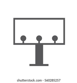 Billboard or Scoreboard with Lights at an Angle