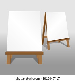 Billboard, signpost. Blank billboard with empty background. Mockup for your advertisement design, product presentation, election banner, announcement, message or commercial slogan. Super market board.