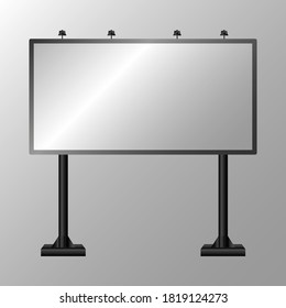 Cartel, señalización. Cartel en blanco con fondo vacío. Tragedia por tu diseño publicitario, presentación de productos, banner electoral, anuncio, mensaje o lema comercial. Tarjeta de supermercado.