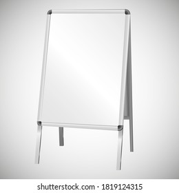 Reklametafel, Wegweiser. Leere Plakatwand mit leerem Hintergrund. Lassen Sie sich für Ihr Werbedesign, Ihre Produktpräsentation, Ihr Wahlbanner, Ihre Ankündigung, Ihre Nachricht oder Ihren kommerziellen Slogan inspirieren. Super-Market-Board.