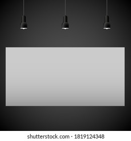 Billboard, signpost. Blank billboard with empty background. Mockup for your advertisement design, product presentation, election banner, announcement, message or commercial slogan. Super market board.