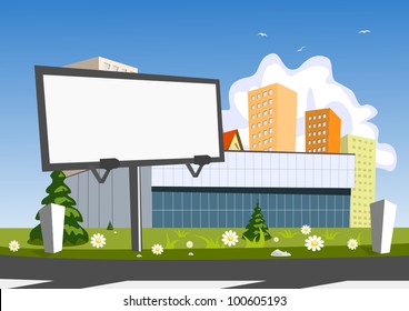 Billboard and store