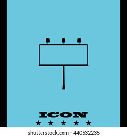 Billboard symbol icon. 