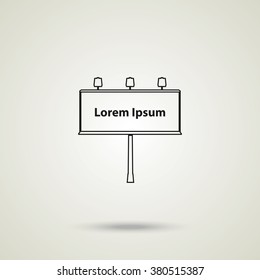 Billboard template.