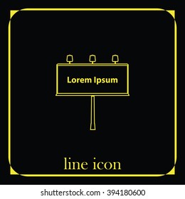 Billboard template.