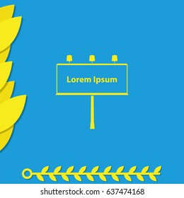 Billboard template.