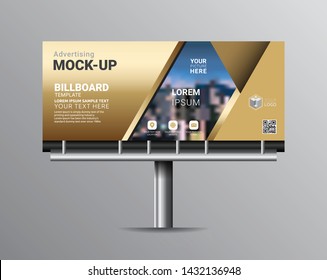 
Billboard Template Designs for Outdoor Advertising. Leaflet advertising, Vinyl banner, Brochure and Poster design, Empty copy space, Flat style vector illustration artwork design.