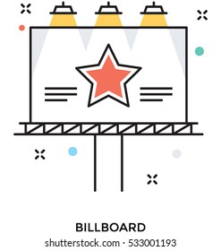 Billboard Vector Icon