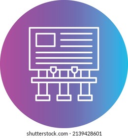 Icono vectorial de cartón. Se puede usar para imprimir, móviles y aplicaciones web.