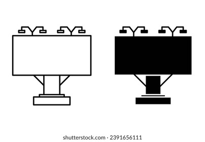 Juego de iconos vectoriales de cartón. ilustración vectorial