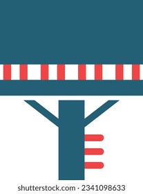 Billboards Glyph Two Color Icon For Personal And Commercial Use.
