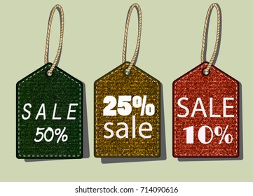 Billboards for sale, hanging design with different colors for promotion. Vector illustrations
