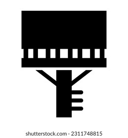 Billboards Vector Glyph Icon For Personal And Commercial Use.
