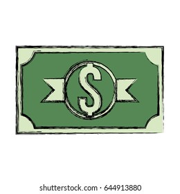 Billet money symbol