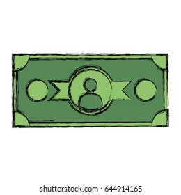 Billet money symbol