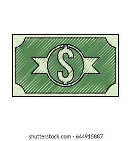 Billet money symbol