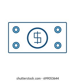 Billet money symbol