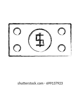 Billet money symbol