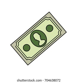 Billet money symbol