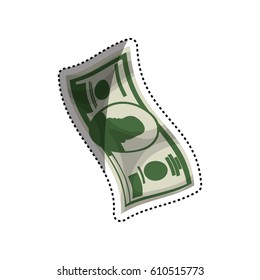 Billet of money vector illustration graphic design