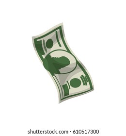 Billet of money vector illustration graphic design