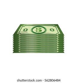 Billets money isolated icon vector illustration graphic design