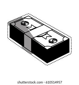 Billets of money vector illustration graphic design