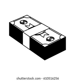 Billets of money vector illustration graphic design