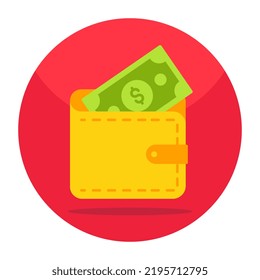 Icono de accesorio de una valla, diseño vectorial de la cartera
