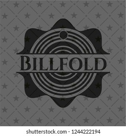 Billfold black emblem