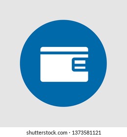  Billfold icon. Editable  Billfold icon for web or mobile.