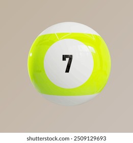 billiard ball 3d vector sport