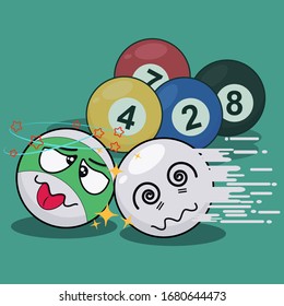 Billiard Cartoon Images Stock Photos Vectors Shutterstock