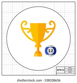 Billiard Ball and Cup Icon