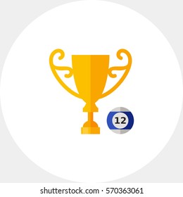 Billiard Ball and Cup Icon