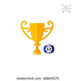 Billiard Ball and Cup Icon