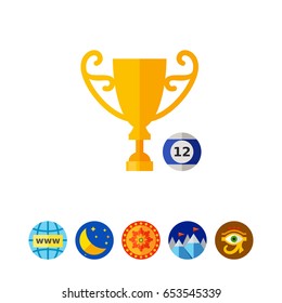 Billiard Ball and Cup Icon