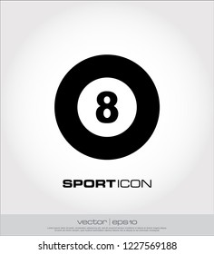 billiard ball icon