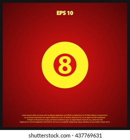 billiard ball icon