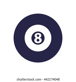 billiard ball icon