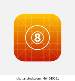 billiard ball icon
