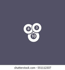 billiard ball icon
