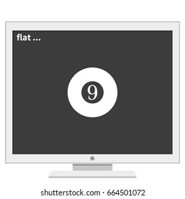 Billiard ball icon.