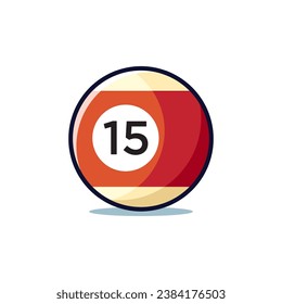 billiard ball icon design vector template