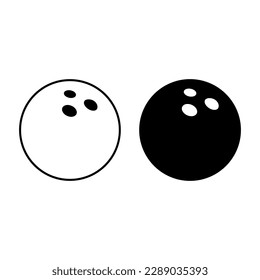 Billiard ball icon vector set. billiards illustration sign. snooker symbol or logo.