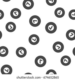 Billiard ball seamless pattern. Vector illustration for backgrounds