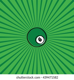 billiard ball - sketch doodle theme