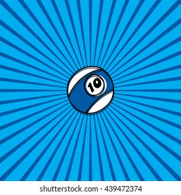 billiard ball - sketch doodle theme